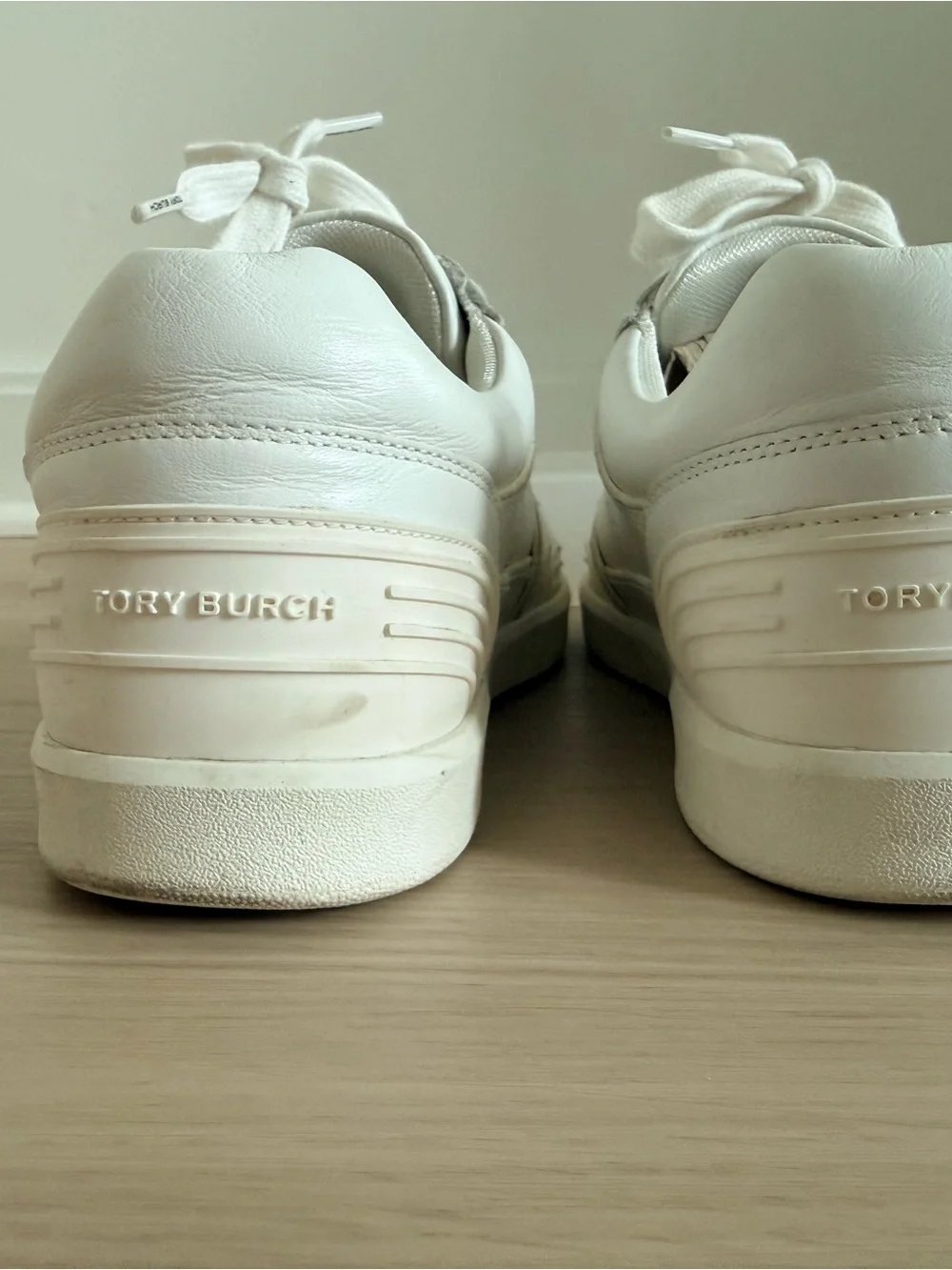 Tory Burch White Leather Women's Low-Top Sneakers